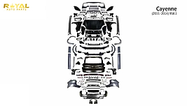 PORSCHE CAYENNE 958.1-9Y0.2 GTS/SD DÖNÜŞÜM KİTİ NO 4